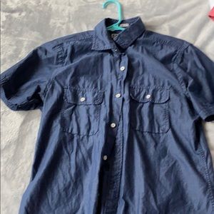 Express short sleeve button up